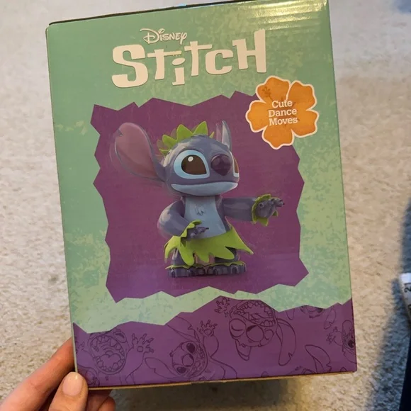 Disney Stitch Dancing Figure in Blue and Green - Picture 5 of 6